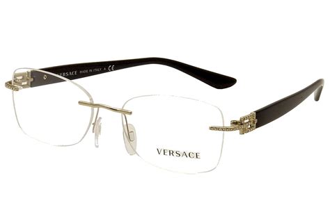 versace rimless glasses vision express|discontinued versace eyeglass frames.